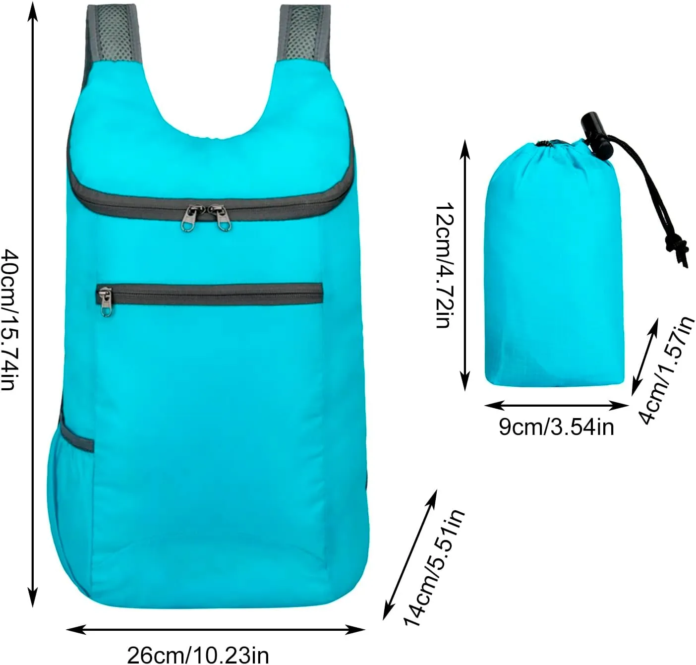 Folding Hiking Backpack for Men Women Outdoor Travel Hiking Backpacks Lightweight Climbing Backpacks