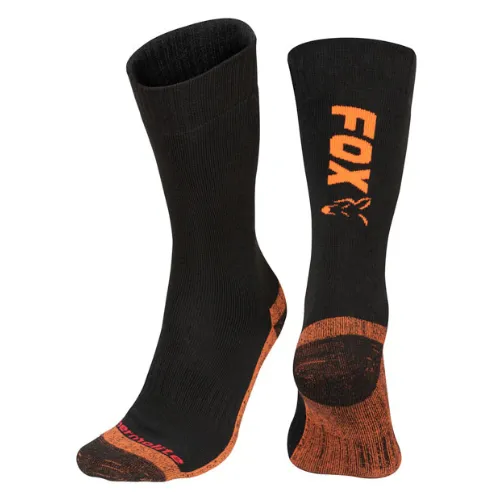 Fox | Thermolite Long Socks | Black/Orange