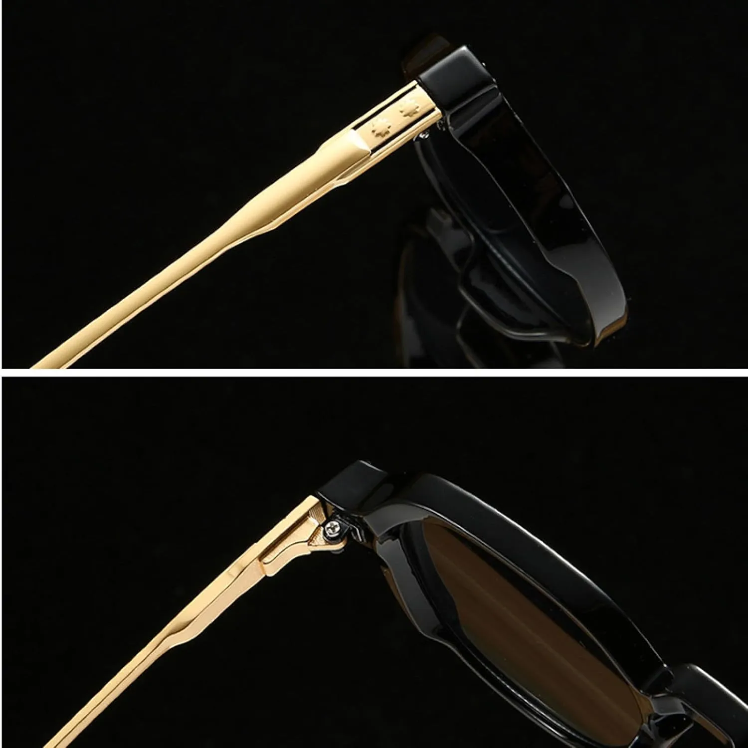 Frame Sunglasses Retro Women Green Brown Round Sun Glasses for Men Uv400