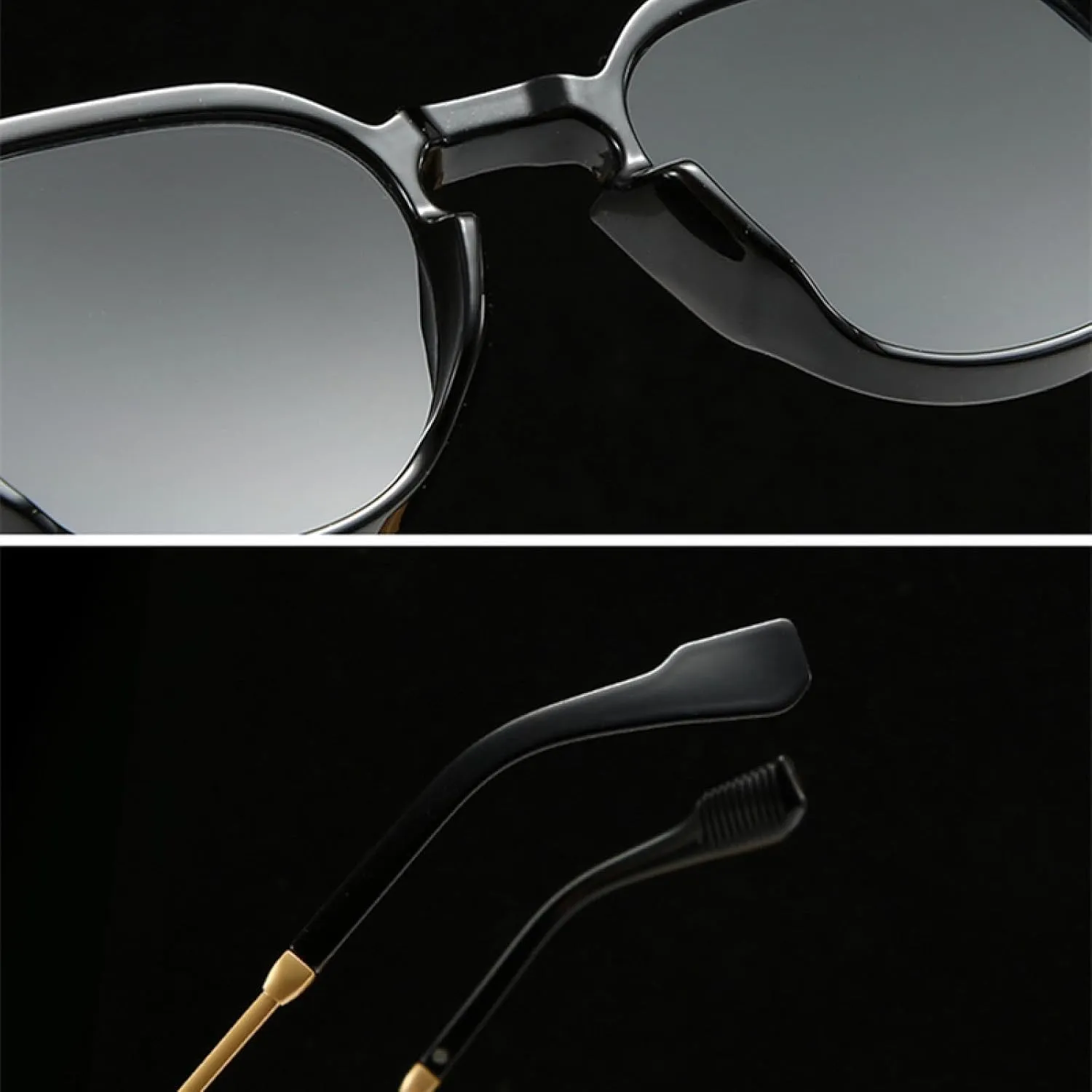 Frame Sunglasses Retro Women Green Brown Round Sun Glasses for Men Uv400
