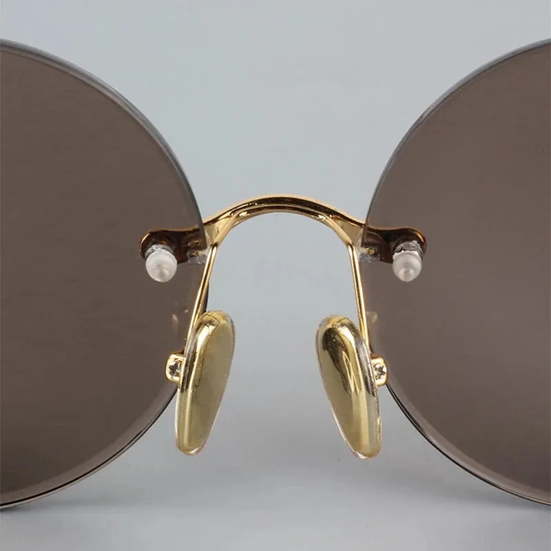 Francesca Rimless Sunglasses