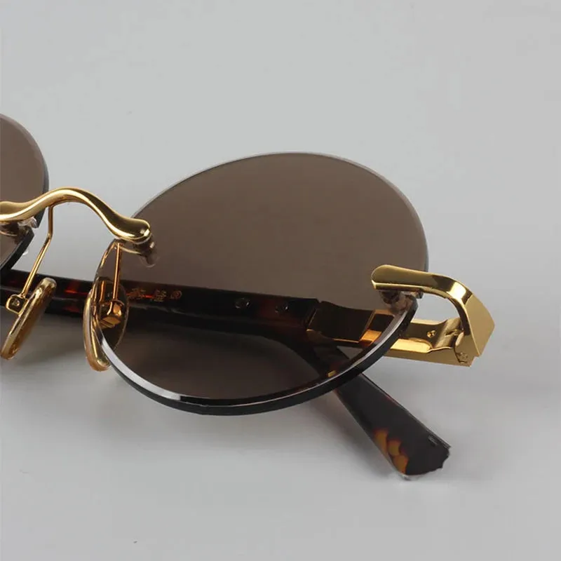 Francesca Rimless Sunglasses