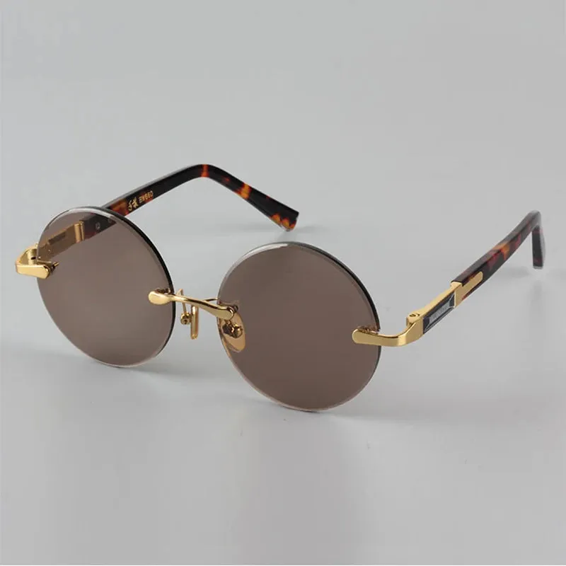 Francesca Rimless Sunglasses