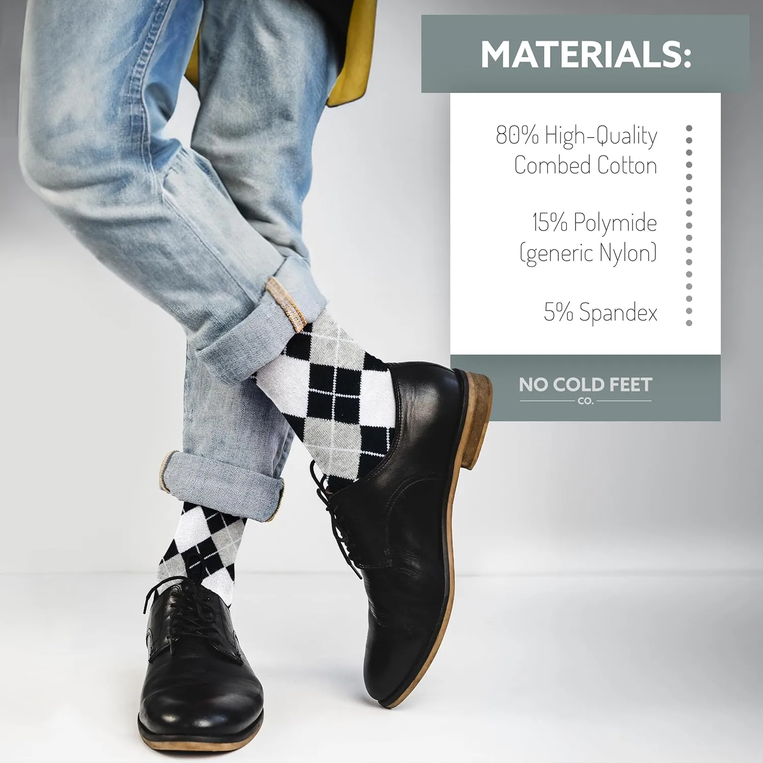 Fun Black Colorful Novelty Socks for Men for Dress Casual Formal Groomsmen Wedding, 2 Pack