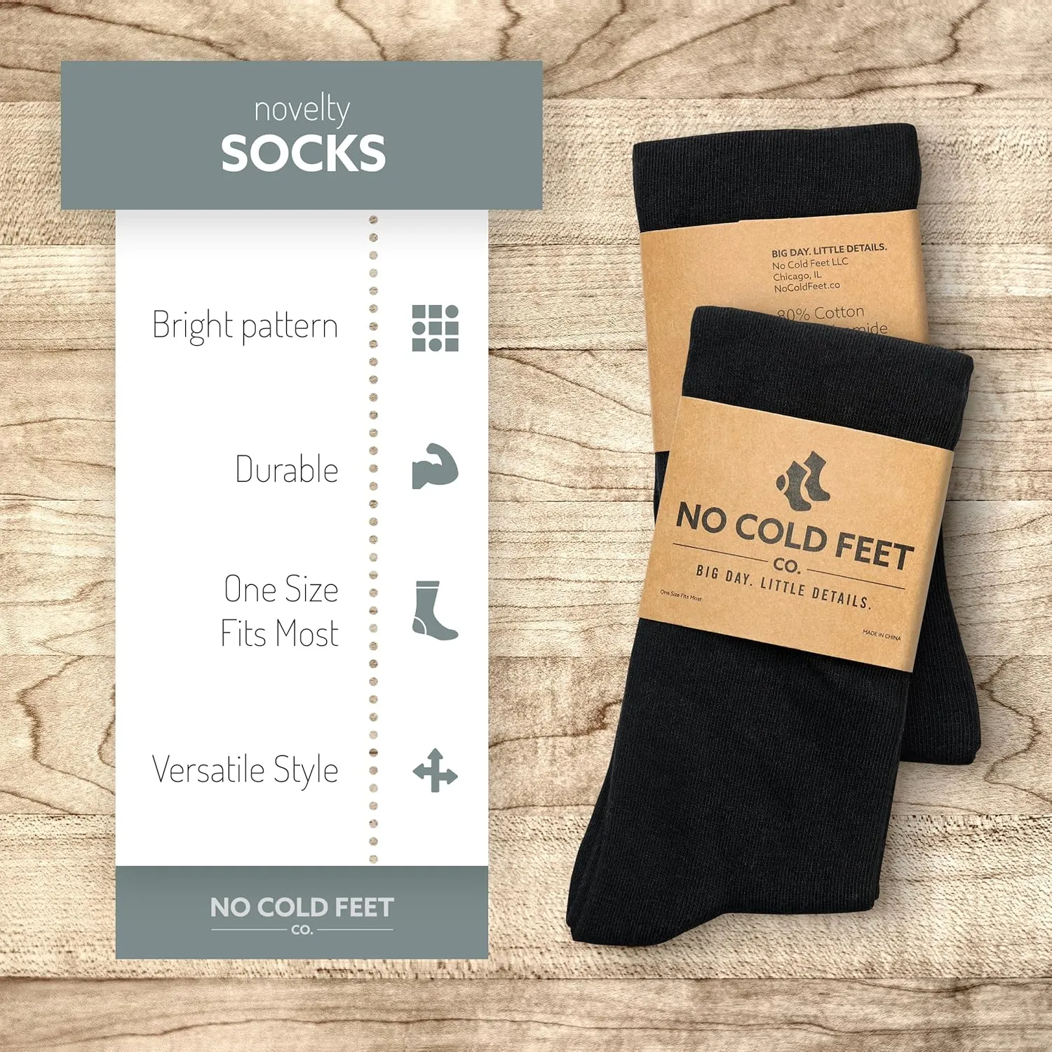 Fun Black Colorful Novelty Socks for Men for Dress Casual Formal Groomsmen Wedding, 6 Pack