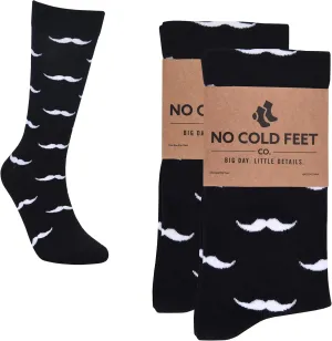 Fun Colorful Novelty Socks for Men for Dress Casual Formal Groomsmen Wedding, 2-Pack