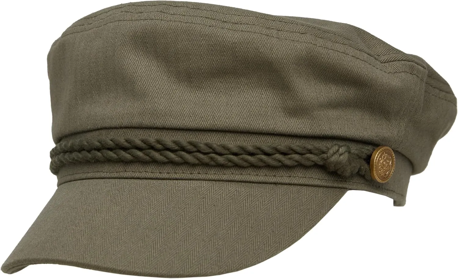 Funky Junque Greek Fisherman Newsboy Flat Cap - Stylish Versatile Hat