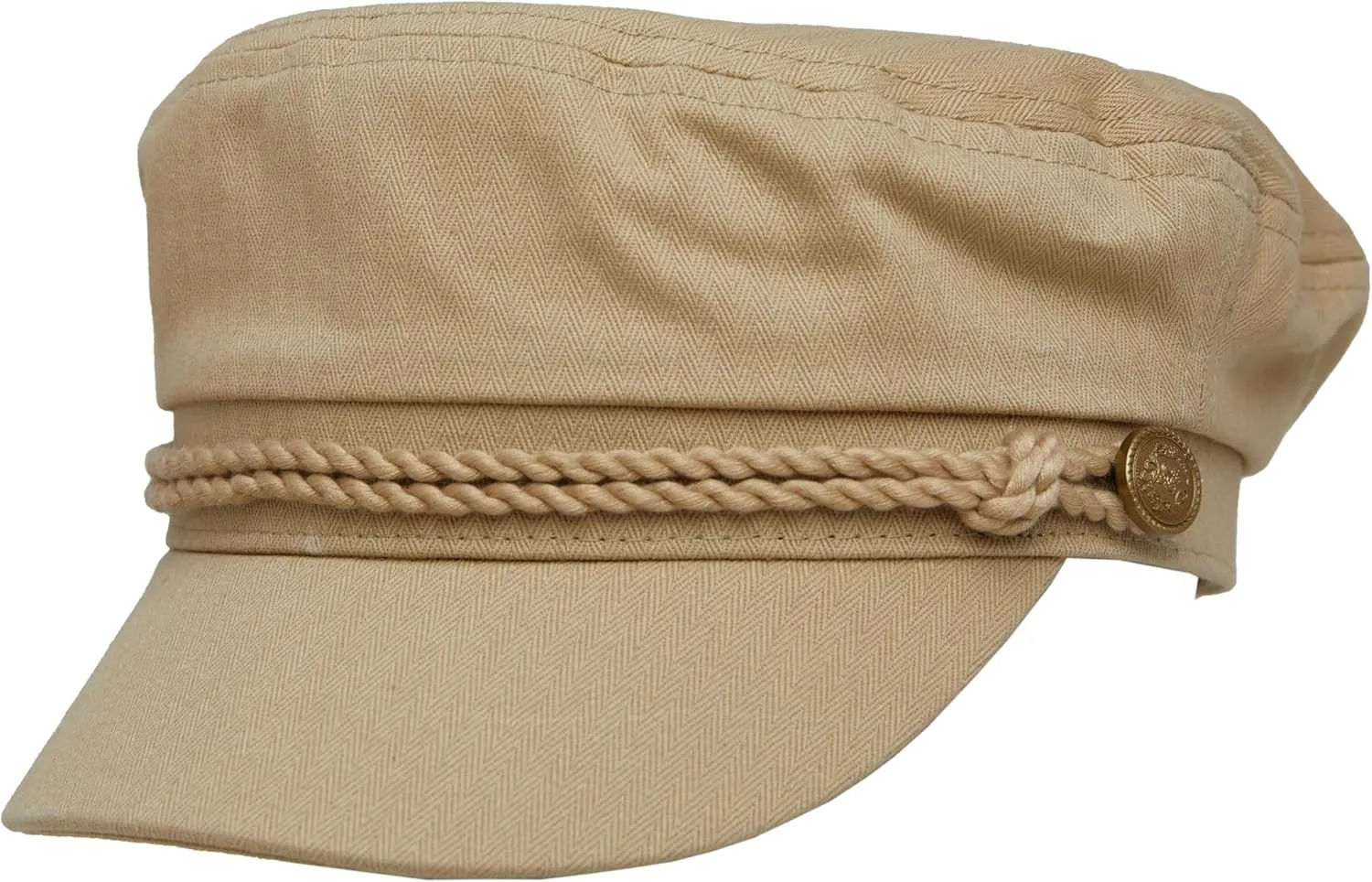 Funky Junque Greek Fisherman Newsboy Flat Cap - Stylish Versatile Hat