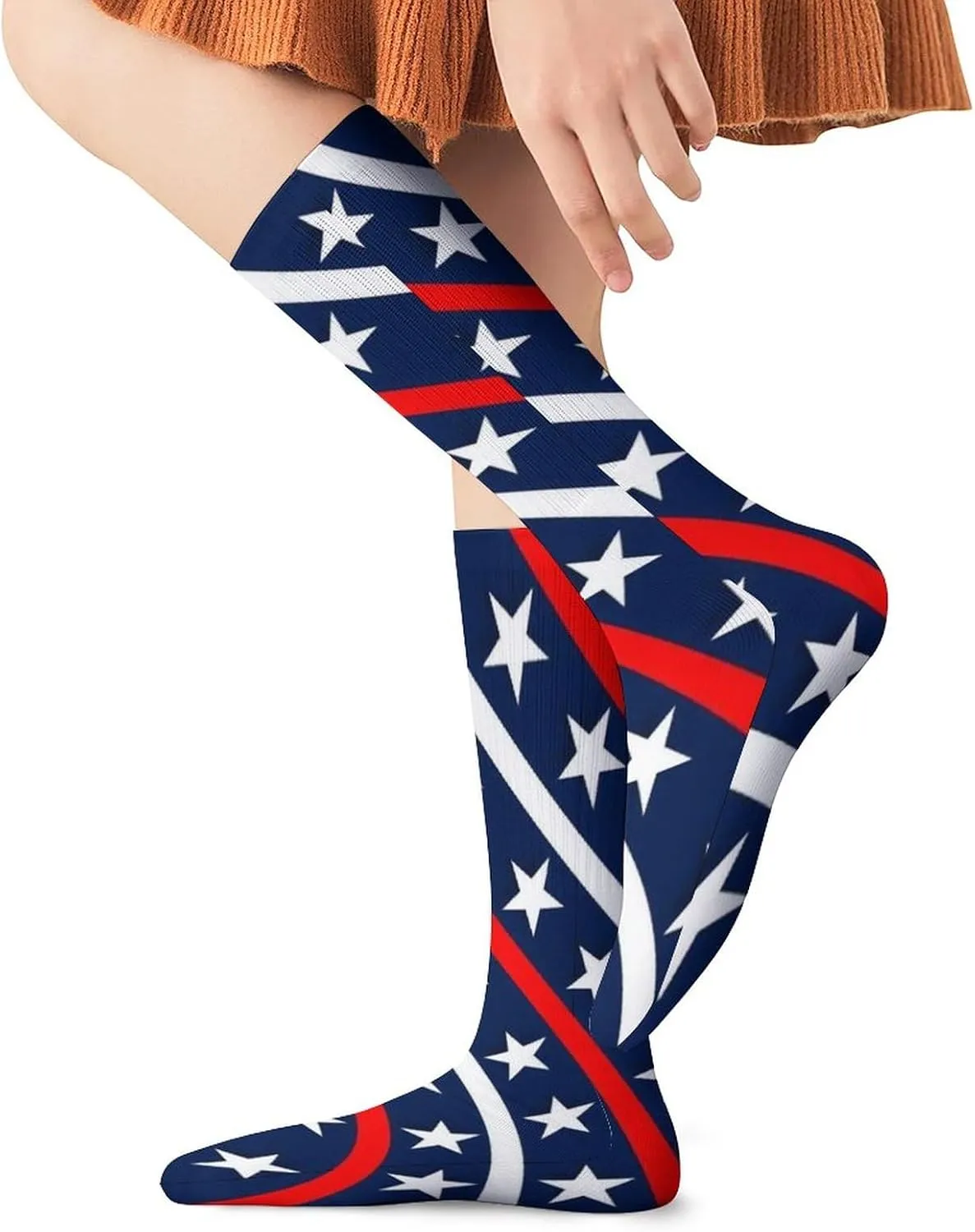 Funny Socks For Women Men Novelty Crew Casual Socks Fun Gifts For Women Friends-Orange And Lemon