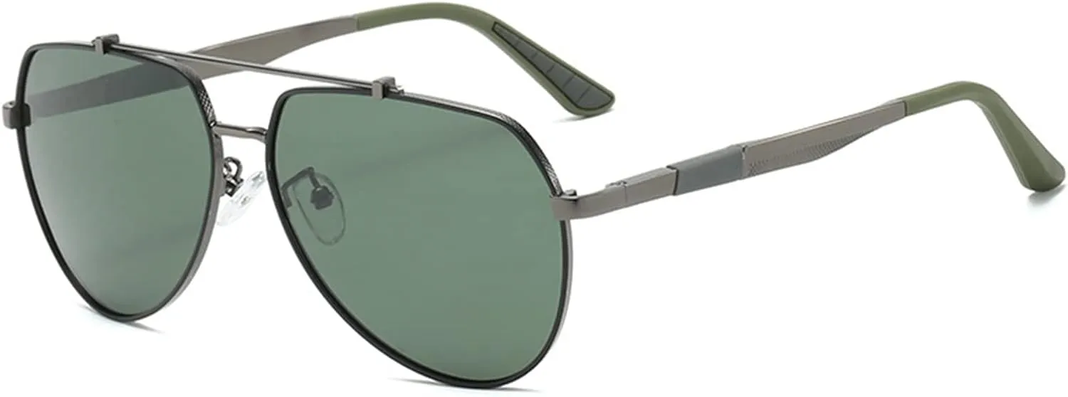GAOXIN Polarized Retro Driving and Cycling Sunglasses Men and Women Outdoor Sunglasses (Color : E, Size : 1)