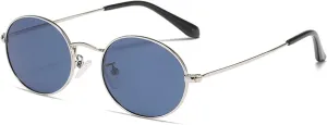 GAOXIN Polarized Round Frame Fashion Sunglasses for Men and Women Outdoor Vacation Sunshade Driving (Color : E, Size : Medium)
