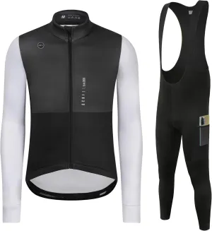 GCRFL Winter Cycling Kit Men's Cycling Jersey Set Long Sleeves Jersey Bike Pants Cycling Clothing Softshell Windbreaker
