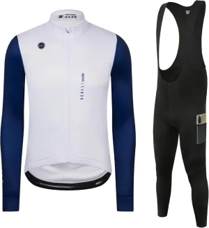 GCRFL Winter Cycling Kit Men's Cycling Jersey Set Long Sleeves Jersey Bike Pants Cycling Clothing Softshell Windbreaker