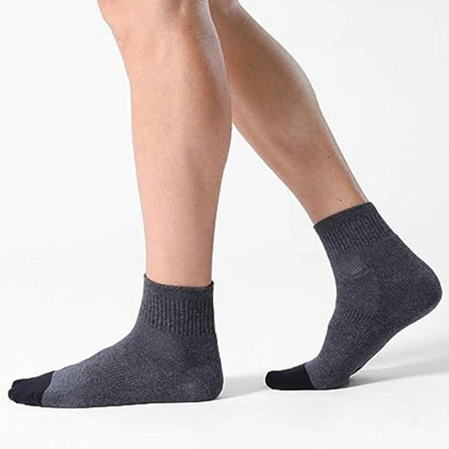 GIERIDUC Ankle Athletic Running Socks Battery Socks Crew Socks For Men Hunting Socks With Soles For Women Mens Crew Socks