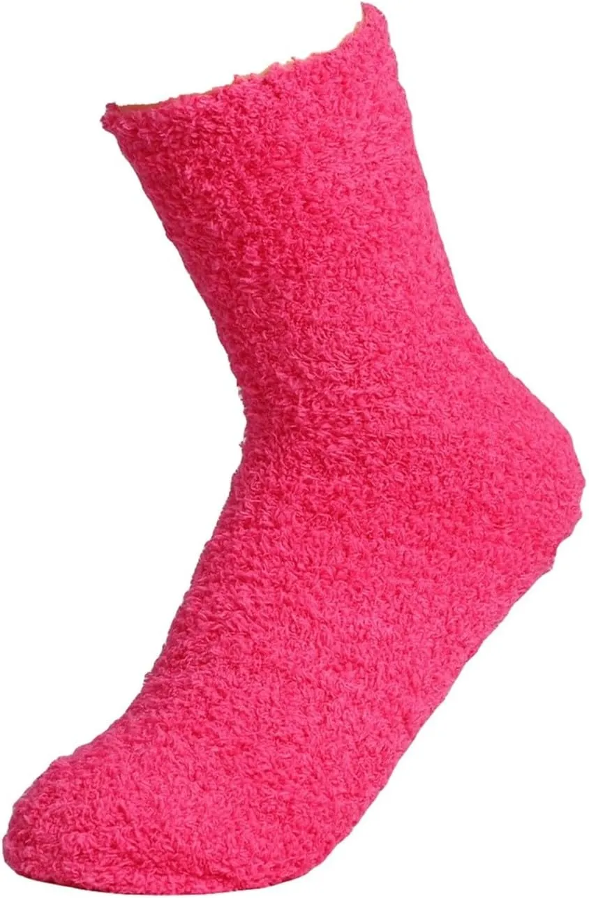 GIERIDUC Fuzzy Socks for Women Teen Girls Fluffy Christmas Cozy Slipper Cabin Soft Winter Warm Fleece Socks Plush Sleep Socks