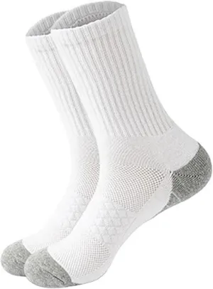 GIERIDUC Over Knee Socks For Woman 5 Pairs Wool Socks For Women Gifts Casual Thick Knit Cozy Crew Socks Scrunched Socks