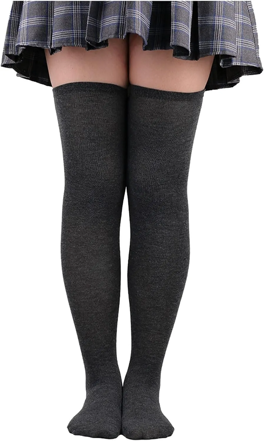 GIERIDUC Over Knee Thigh Socks Knee-High Warm Stocking Women Boot Socks Leg Warmer Thigh High Socks for Daily Wear Cosplay