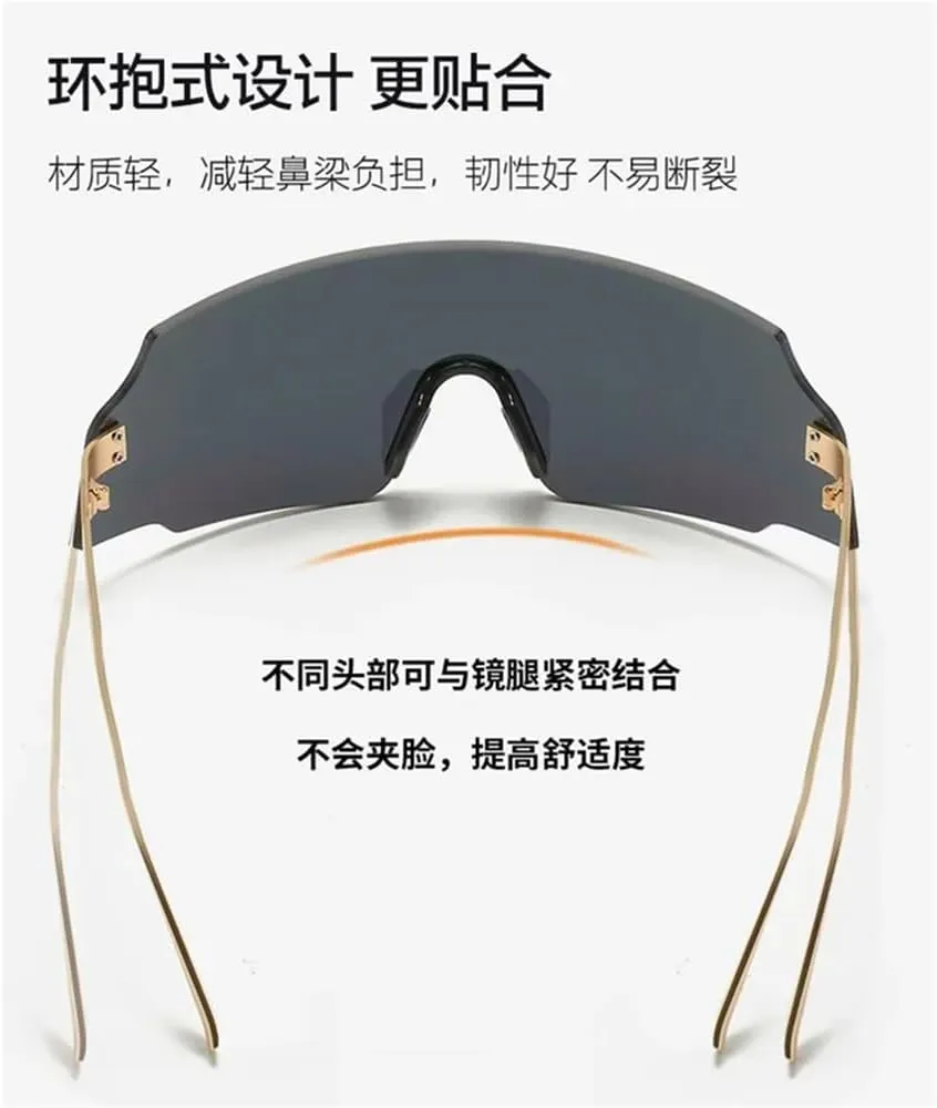 Glasses Men Sports Safety Cycling Women Outdoor Sunglasses Transparent(4,One Size)