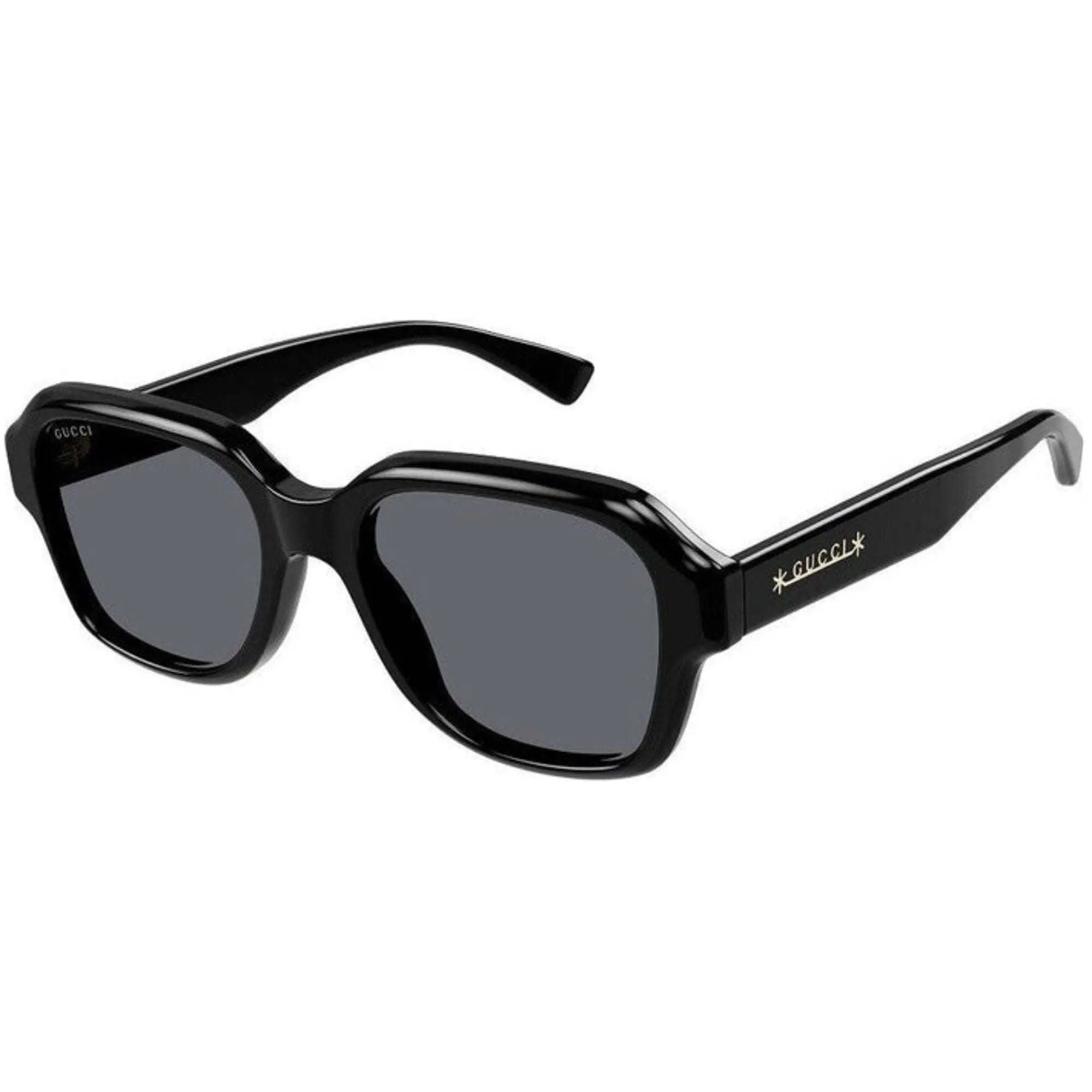Gucci Men's Sunglasses - Black Acetate Full Rim Unique Frame Smoke Lens | GG1174S 001