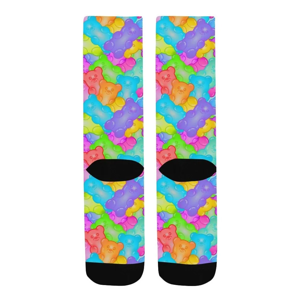 Gummy Bear Colorful Crew Socks