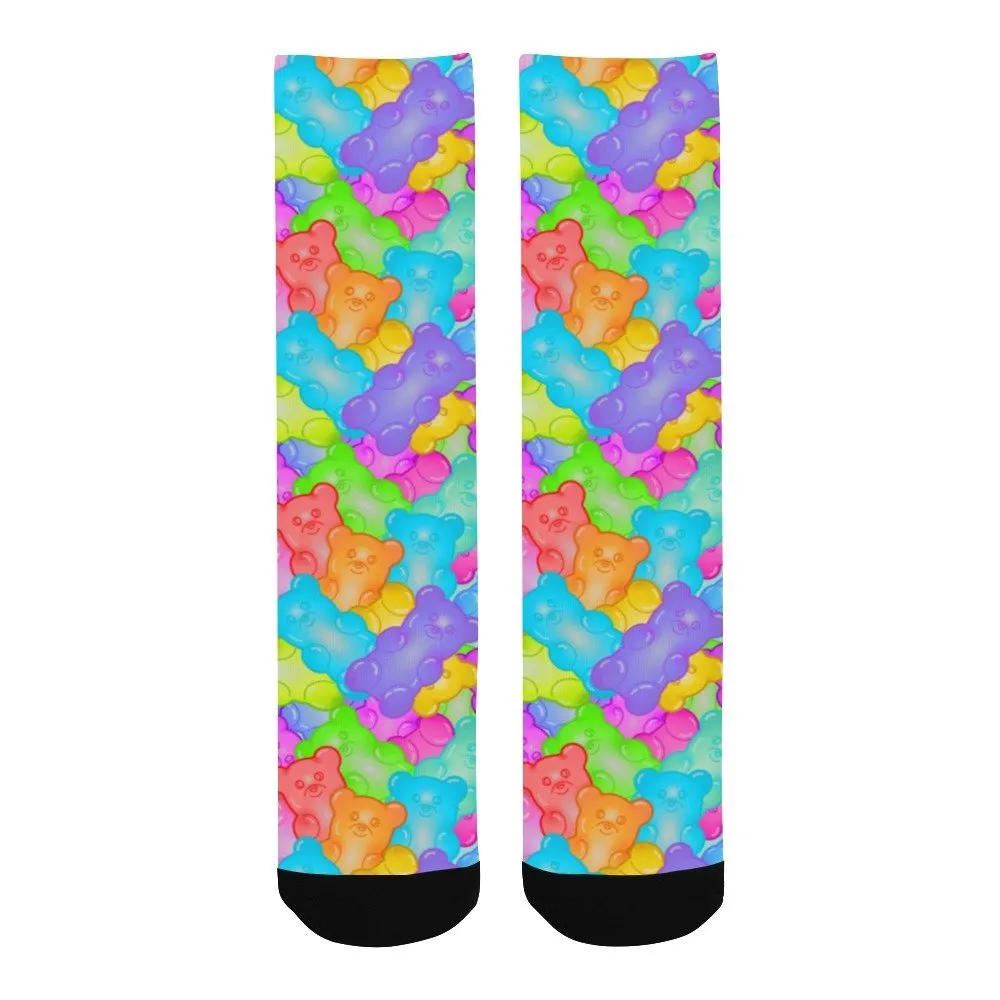 Gummy Bear Colorful Crew Socks