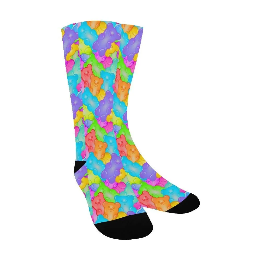 Gummy Bear Colorful Crew Socks