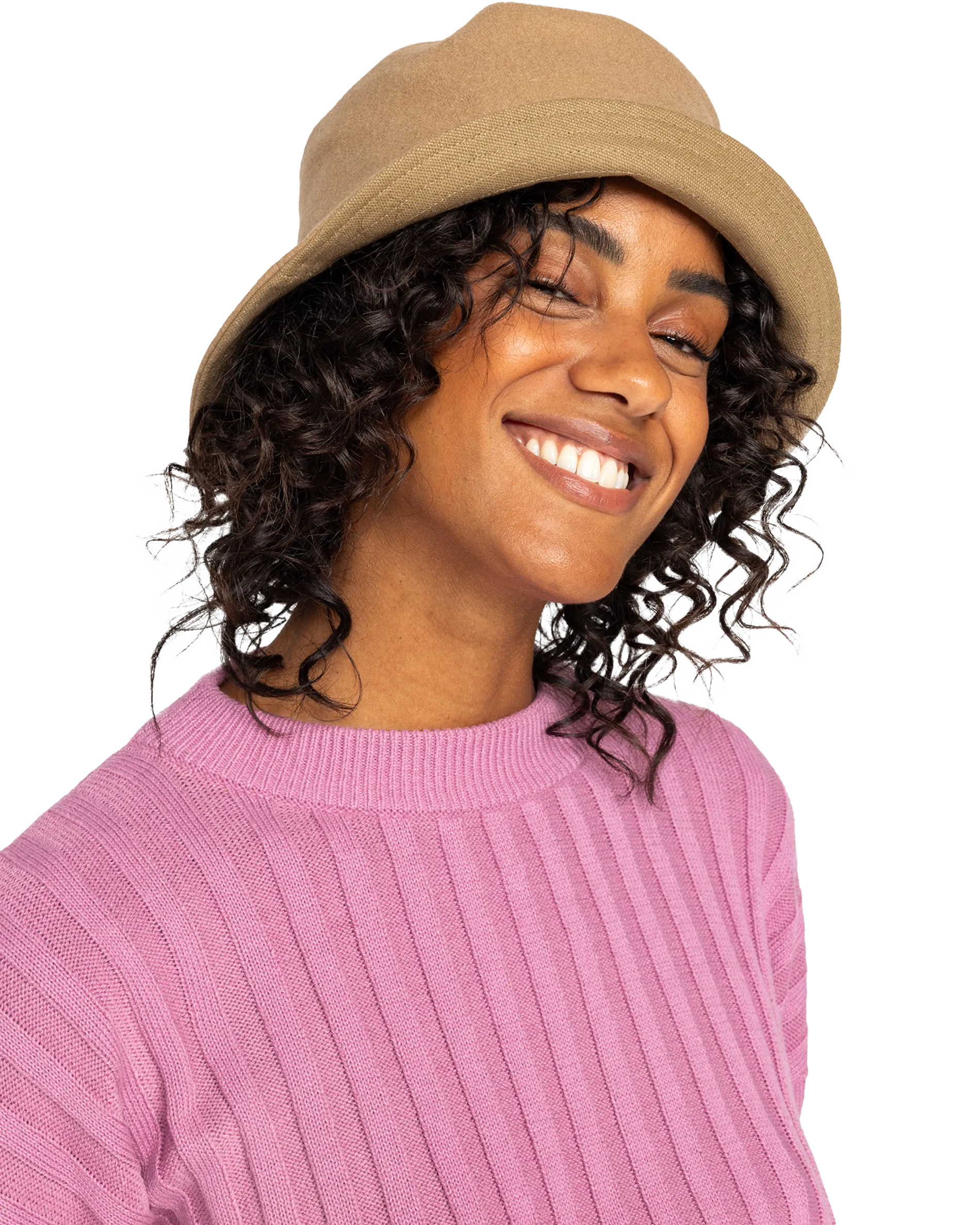 High Dance Morning Felt Hat in Camel
