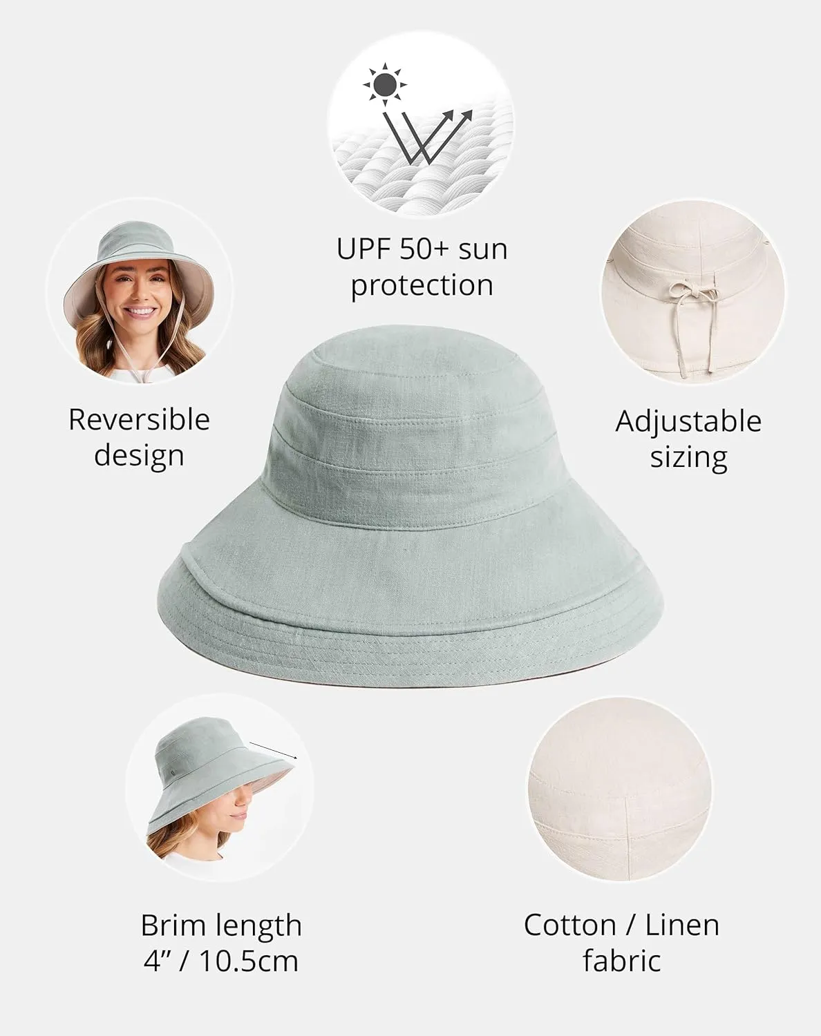 Holiday Sun Hat Upf50  Uv Protection, Sun Protective Hat