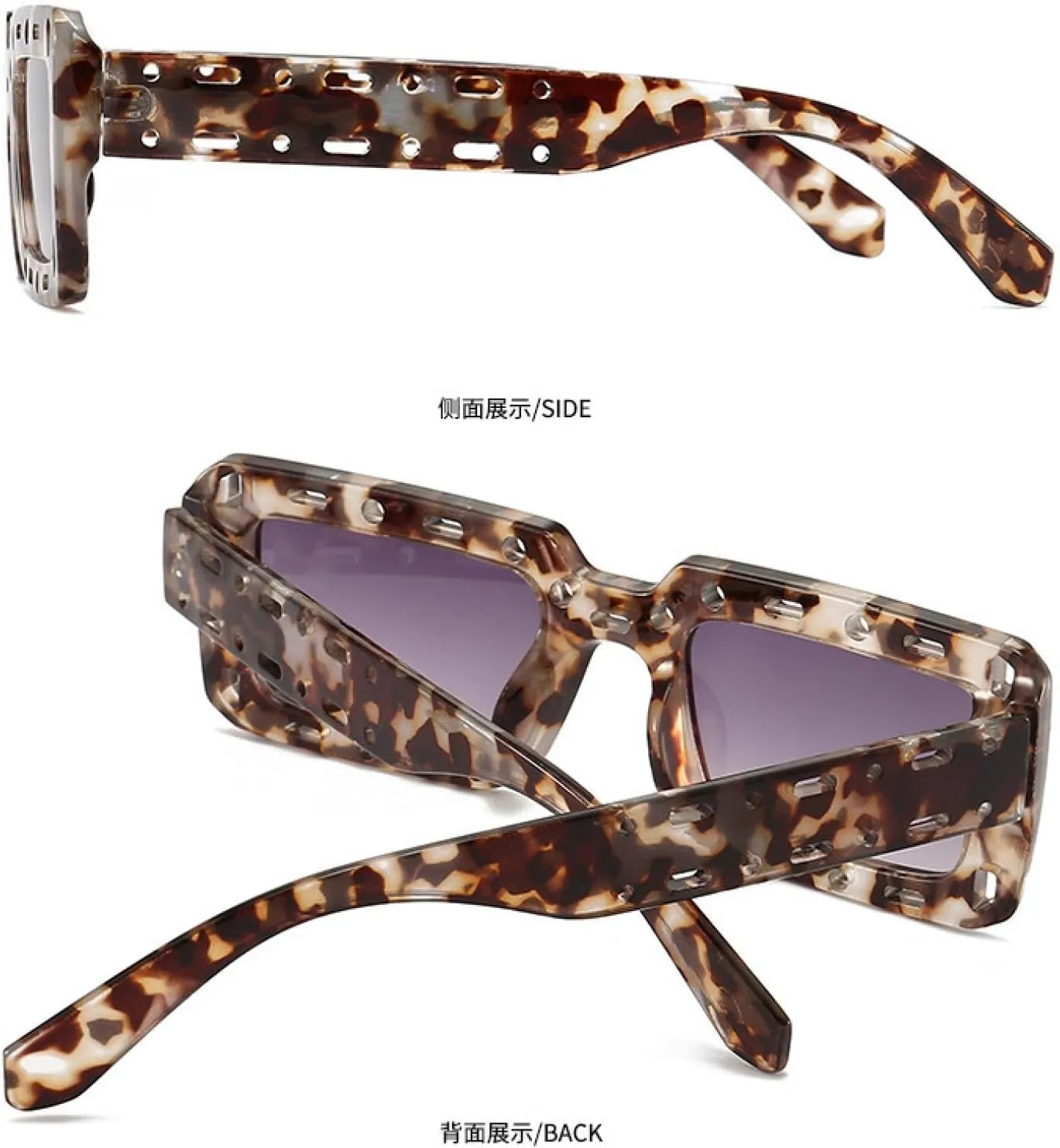 Hollow Out Sunglasses for Men Women Fashion Hip Hop Style Shades Outdoors Street Photography Sunglasses Uv400