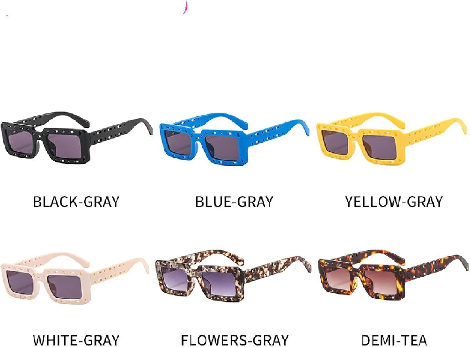 Hollow Out Sunglasses for Men Women Fashion Hip Hop Style Shades Outdoors Street Photography Sunglasses Uv400