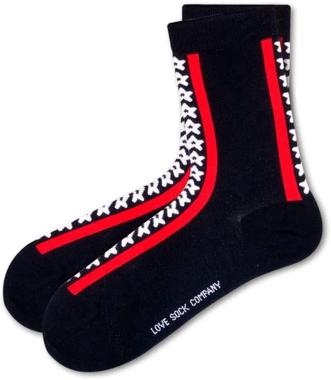 Hollywood - Premium organic cotton women's ankle socks with stars design