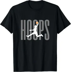 Hoops Basketball Player T-Shirt