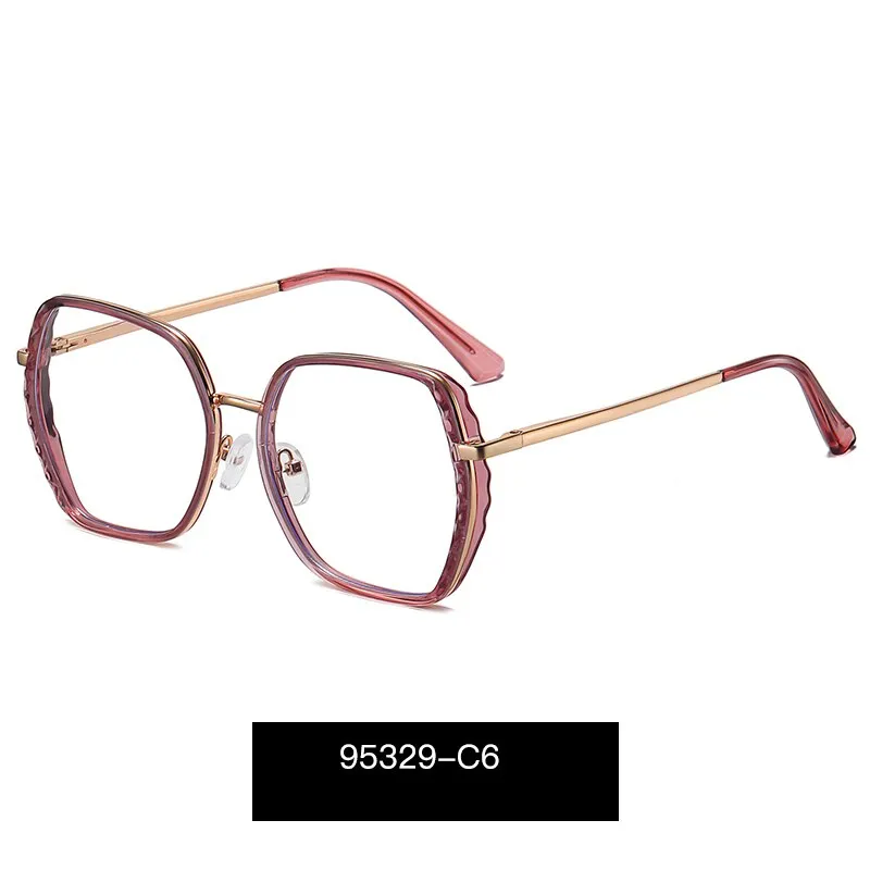 Hotony Women's full Rim Irregular Square 95329 Eyeglasses 95329