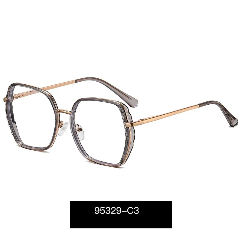 Hotony Women's full Rim Irregular Square 95329 Eyeglasses 95329