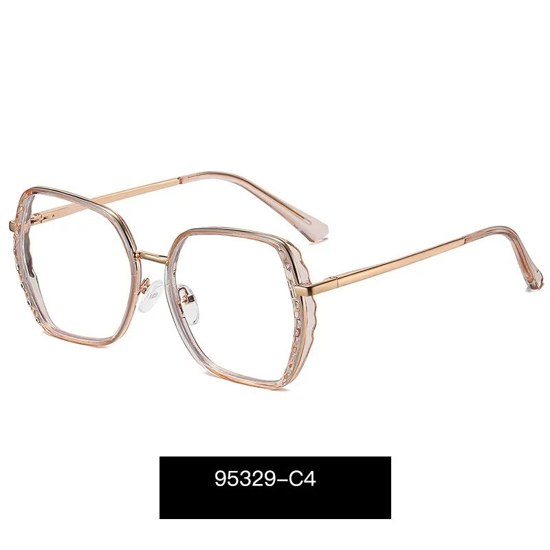 Hotony Women's full Rim Irregular Square 95329 Eyeglasses 95329