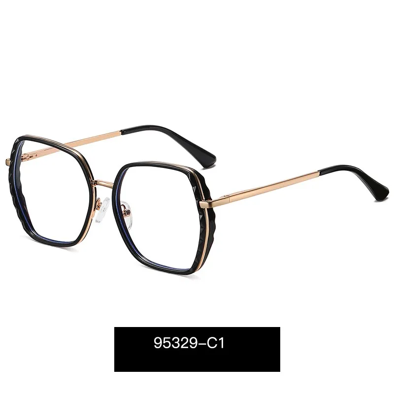 Hotony Women's full Rim Irregular Square 95329 Eyeglasses 95329
