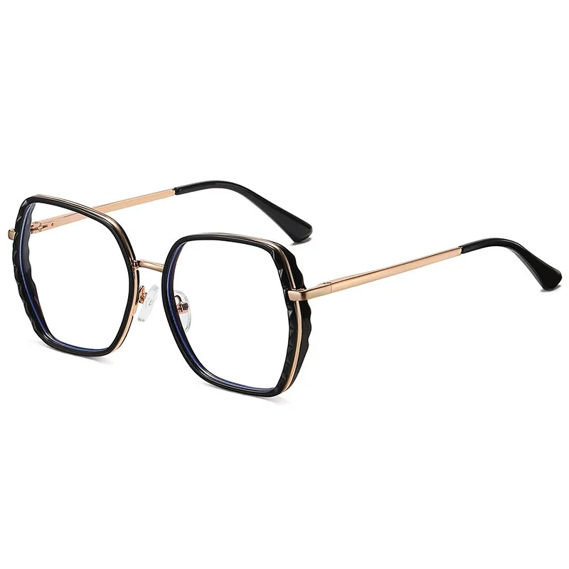 Hotony Women's full Rim Irregular Square 95329 Eyeglasses 95329