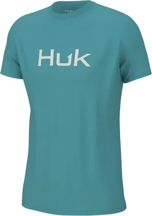 HUK Unisex Kid's Performance Fishing Logo Tee, Short Sleeve T-Shirt