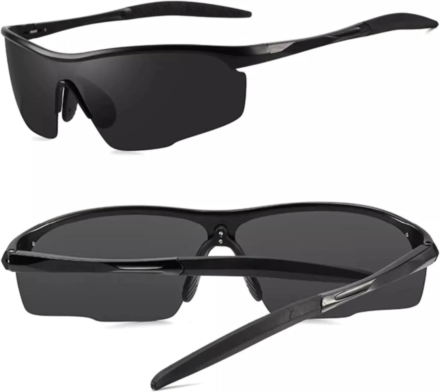 ICARA Al-Mg metal Polarized Sunglasses for Men, Sunglasses for Outdoor Sports, Cycling, Fishing, and Driving