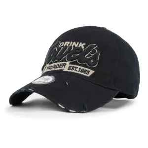ililily Howel's Distressed Vintage Solid Color Cotton Baseball Cap Trucker Hat