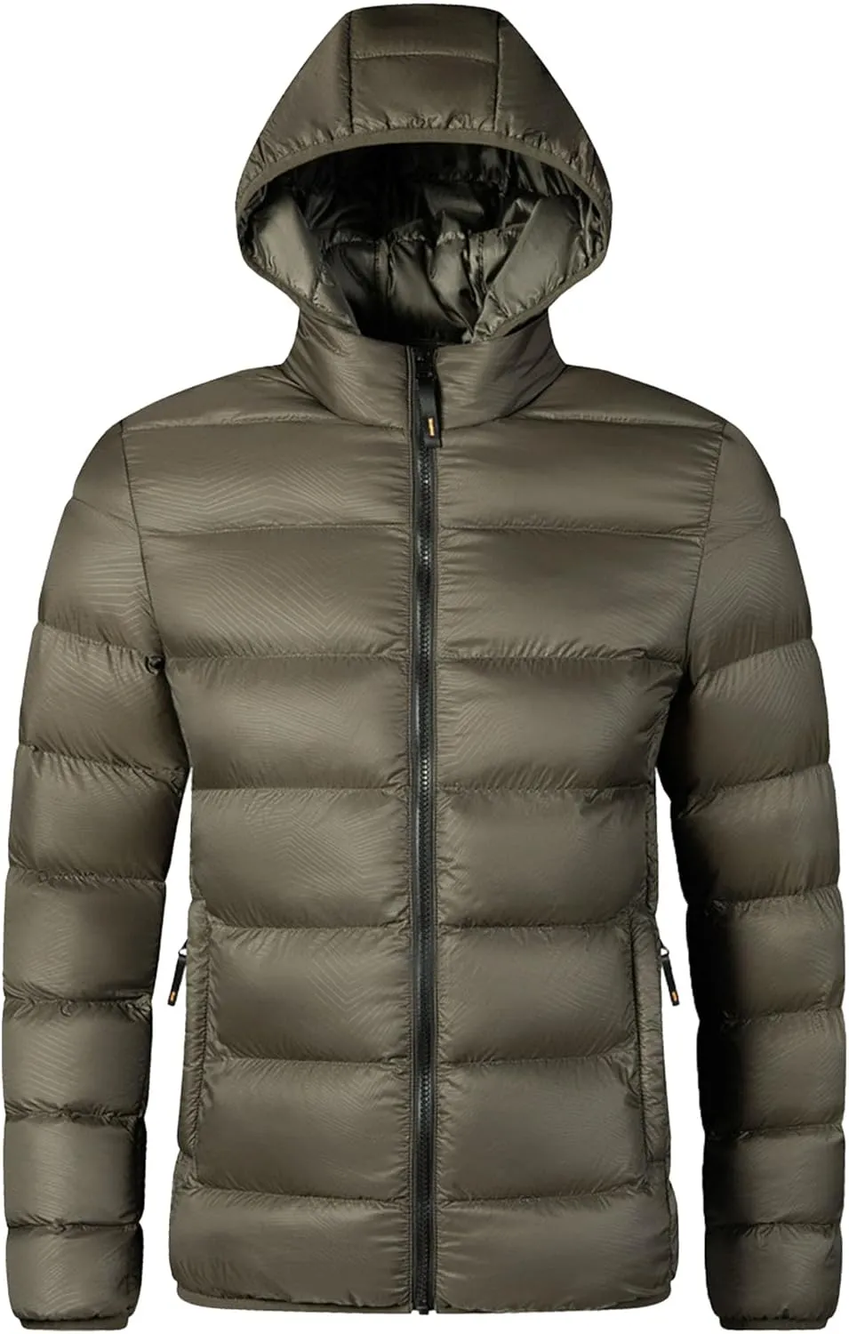 JEsilunmaMY Men's Hooded Winter Coat with Removable Hood Waterproof Winter Parka Puffer Jacket Warm Thicken Snow Ski Coat