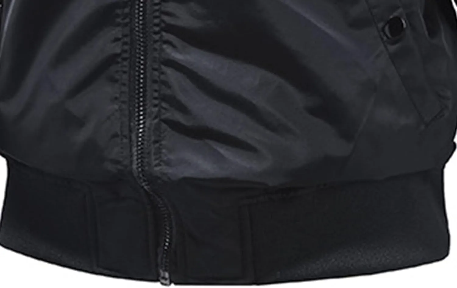 JEsilunmaMY Men's Lightweight Casual Bomber Jacket Fall Winter Warm Windbreaker Baseball Jacket Full Zip Casual Padded Coats