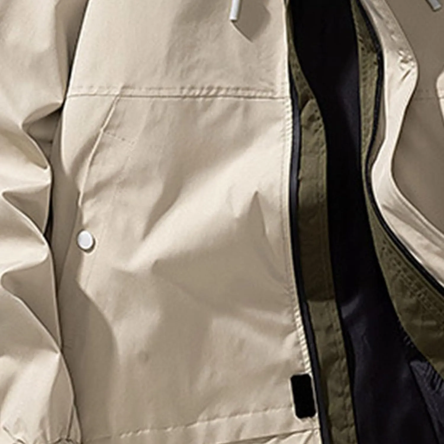 JEsilunmaMY Men's Lightweight Hooded Varsity Jackets Loose Casual Baseball Coats with Pocket Outdoor Sport Bomber Jacket