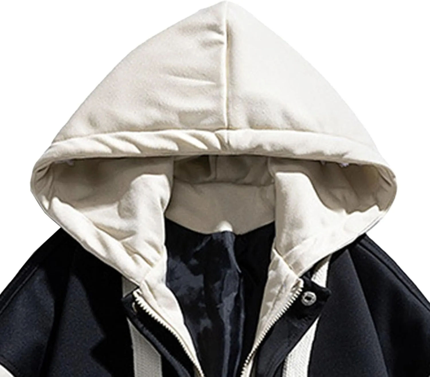 JEsilunmaMY Men's Loose Baseball Hoodie Varsity Jacket Lightweight Zip Up Sportwear Bomber Jacket Regular Fit Casual Jackets