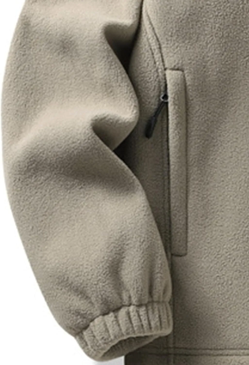 JEsilunmaMY Men's Polar Fleece Hiking Jackets Stand Collar Full Zip Fleece Jackets Color Block Outdoor Warm Winter Coats