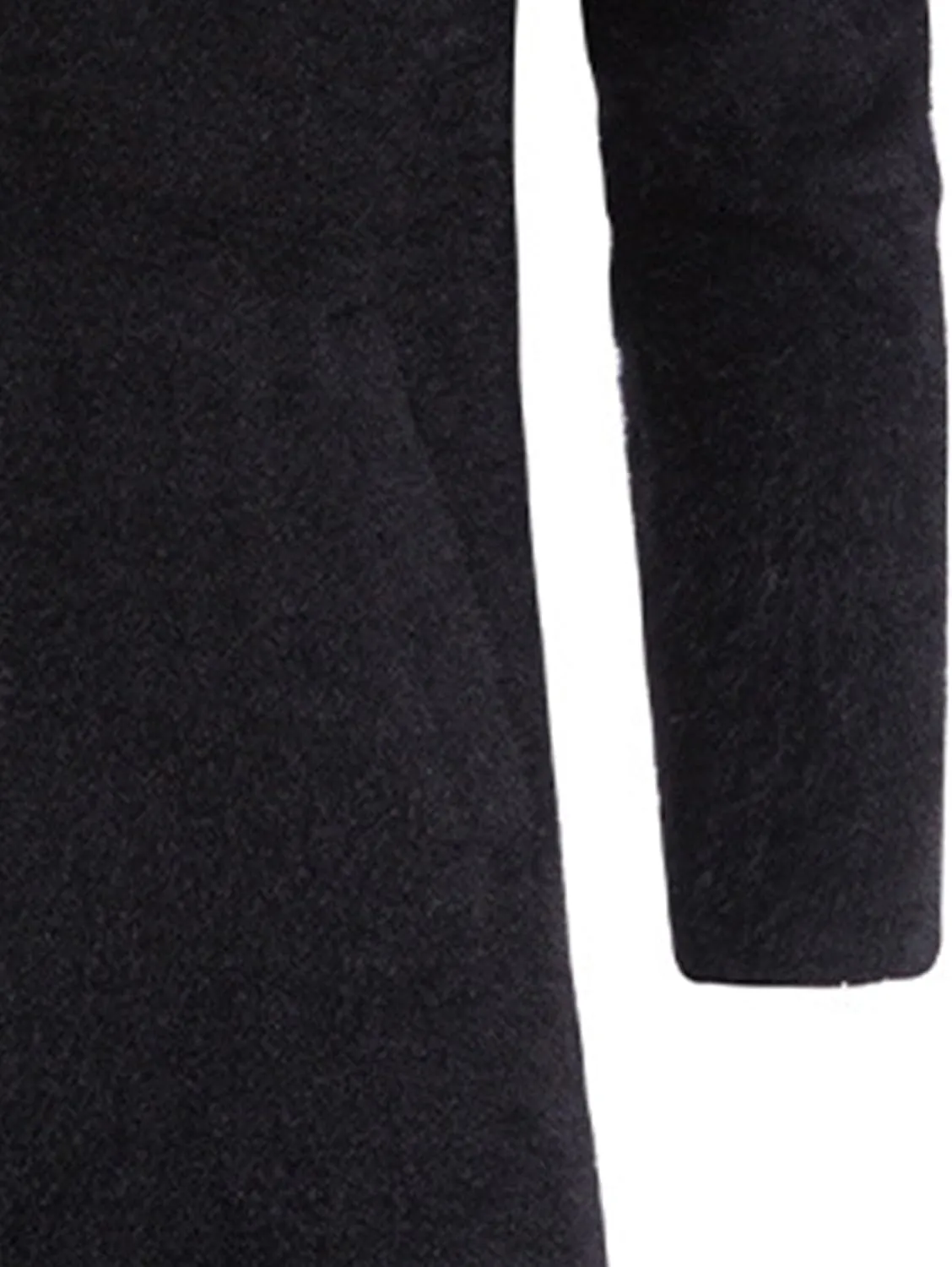 JEsilunmaMY Men's Solid Color Cardigan Trench Coats Long Sleeve Stand Collar Zipper Cardigans Slim Fit Casual Knitted Sweater