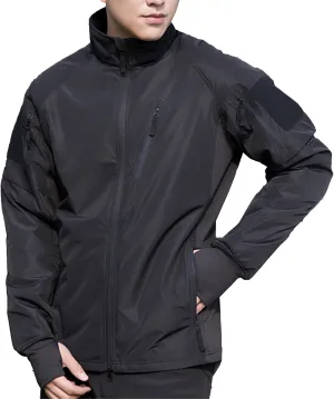 JEsilunmaMY Mens Stand Colllar Outdoor Hiking Jacket Lightweight Raincoat Waterproof Rain Coat Windproof Mountain Windbreaker