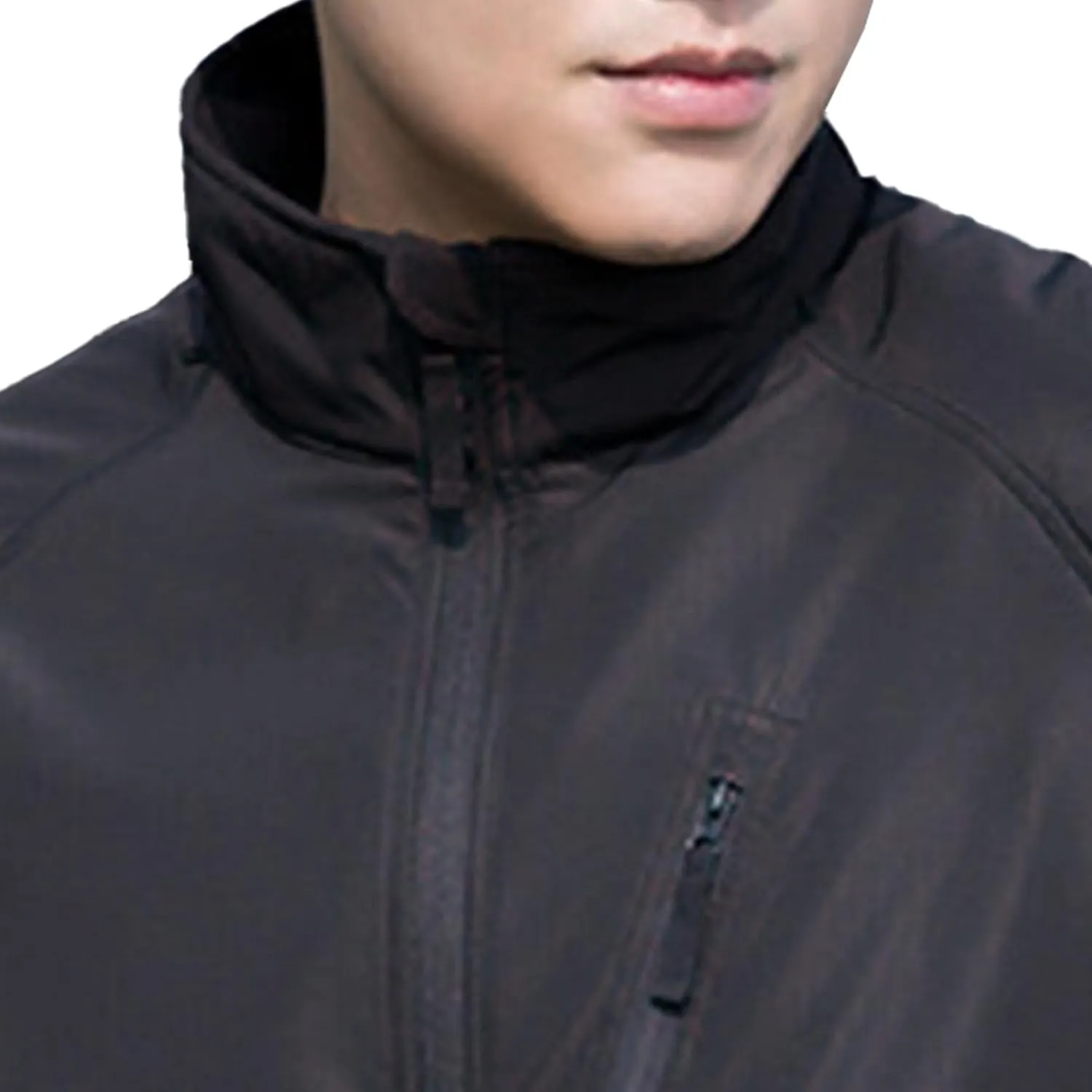 JEsilunmaMY Mens Stand Colllar Outdoor Hiking Jacket Lightweight Raincoat Waterproof Rain Coat Windproof Mountain Windbreaker
