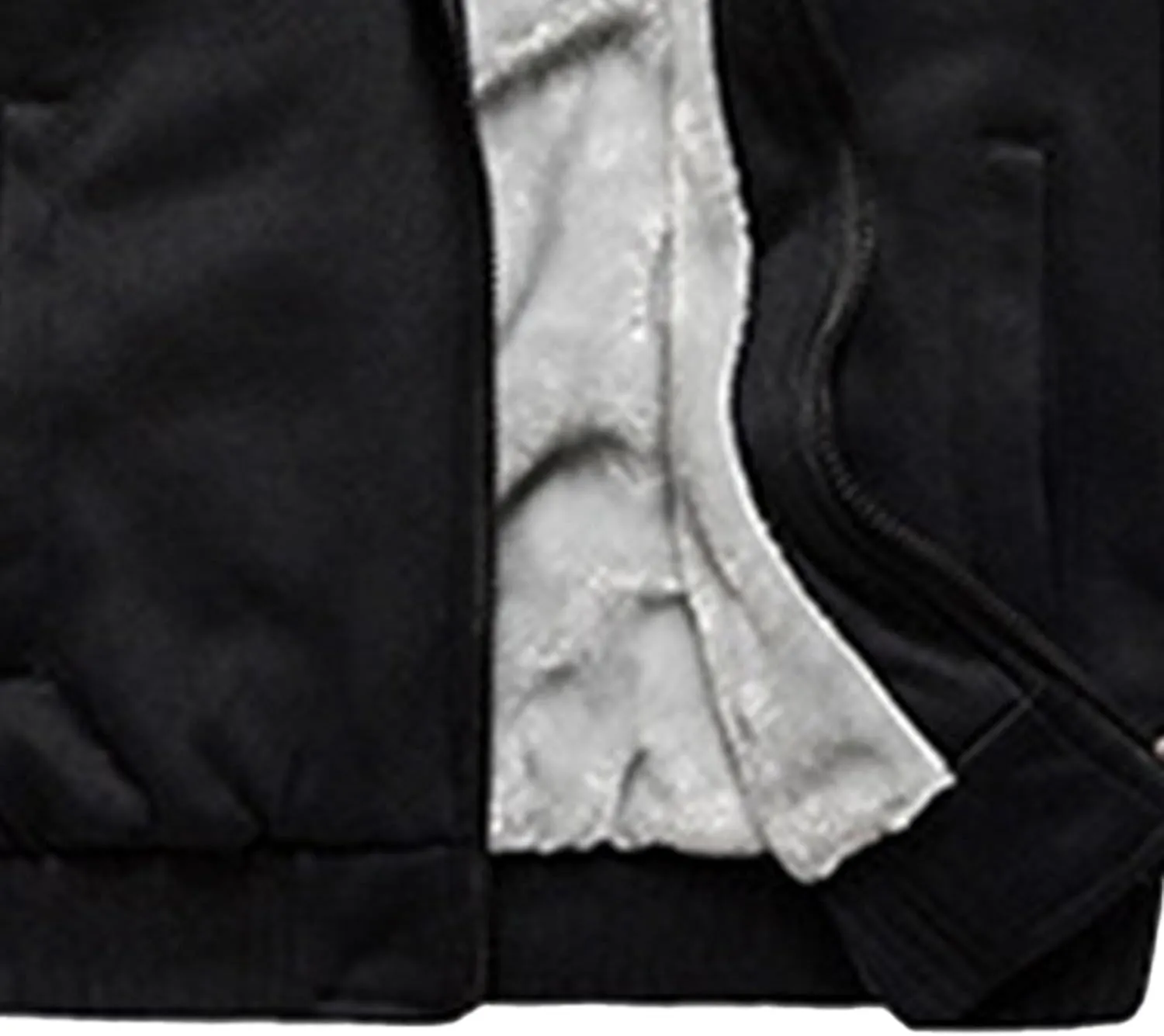 JEsilunmaMY Winter Hoodies for Men Zip Up Fleece Jacket Heavyweight Winter Sweatshirt Sherpa Lined Wool Warm Thick Coats