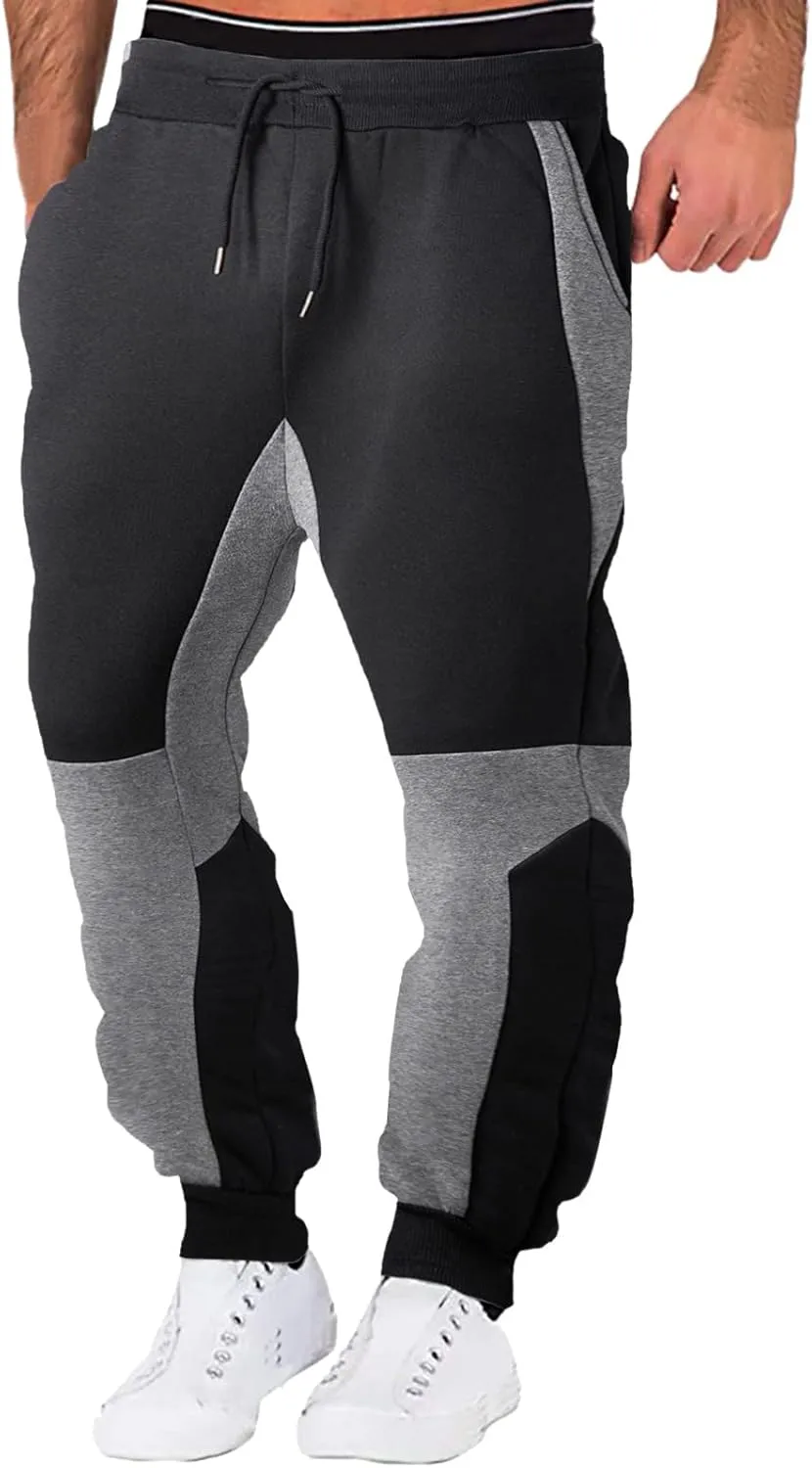 Joggers for Men Big and Tall Men's Workout Gym Cargo Pants Sport Training Tapered Sweatpants Casual Athletics Trouser